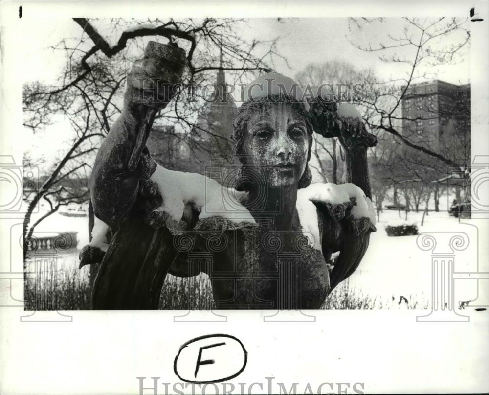 1989 Press Photo The Cleveland sculpture - cva58873 - Historic Images