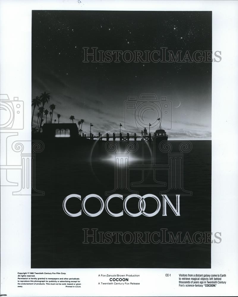 1986 Press Photo Scene from Cocoon Sci-Fi Fantasy Movie - cvp68187 - Historic Images