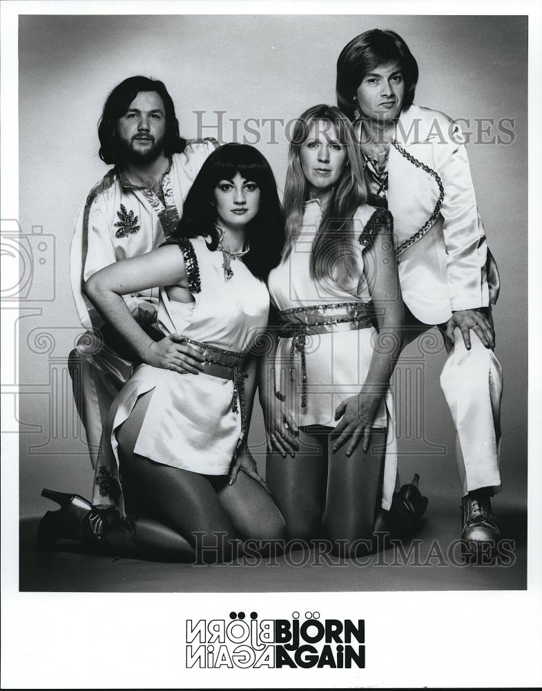 1997 Press Photo Rod Stephen and John Tyrrell of Bjorn Again Abba Parody Group - Historic Images