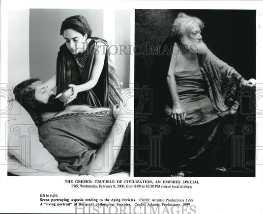 1999 Press Photo The Greeks: Crucible of Civilization, An Emipres Special - Historic Images
