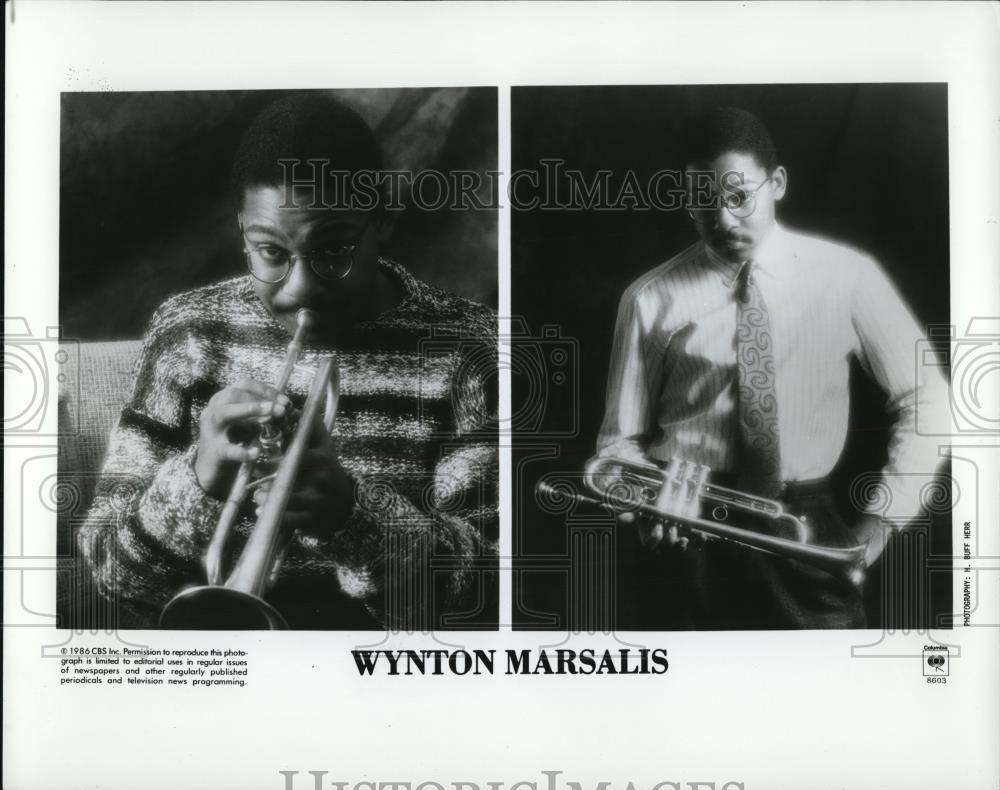 1986 Press Photo Wynton Marsalis - cvp49653 - Historic Images