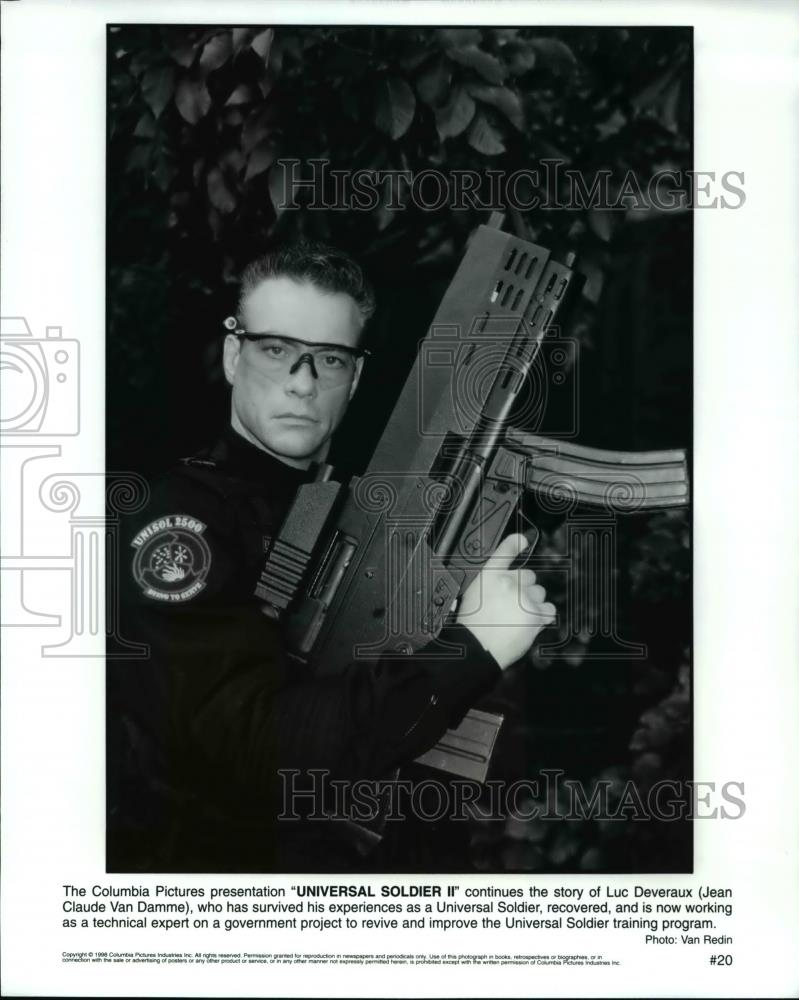 1998 Press Photo Jean Claude Van Damme in Universal Soldier II - cvp69204 - Historic Images