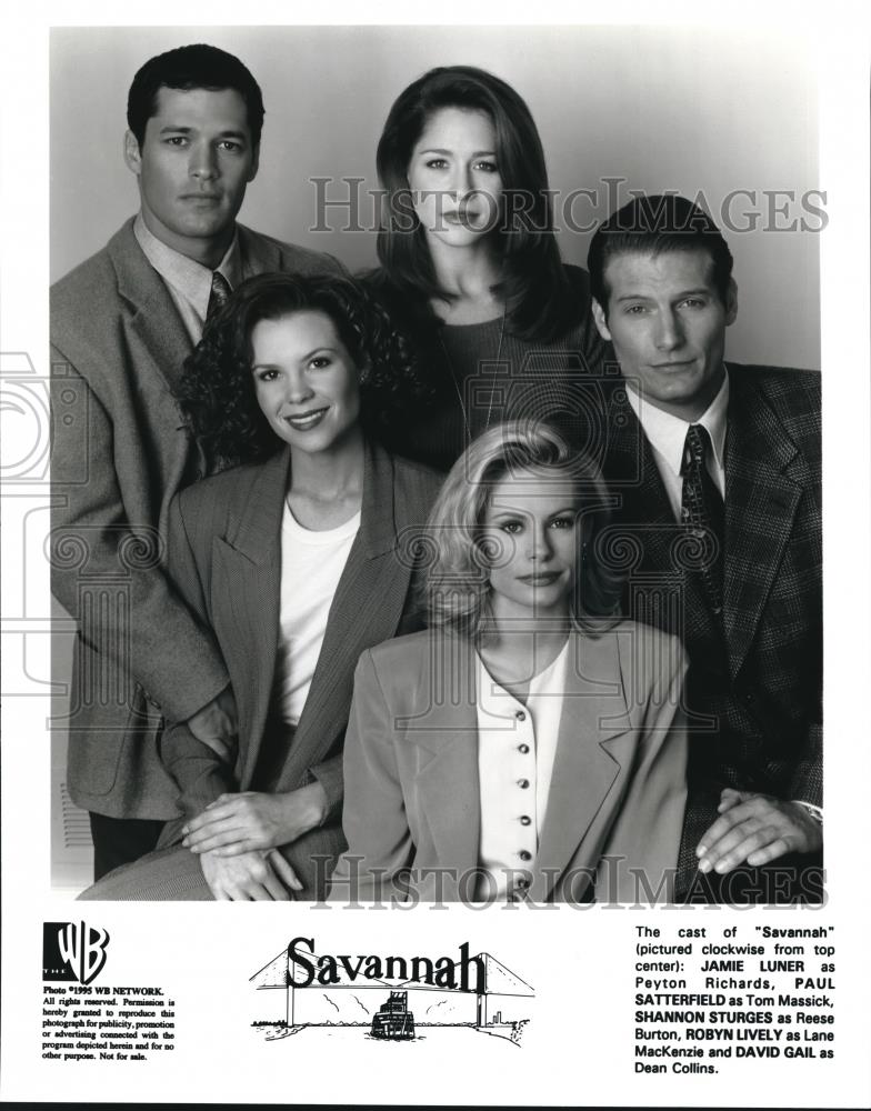 1995 Press Photo Jamie Luner Paul Satterfield Shannon Sturges and Robyn Lively - Historic Images