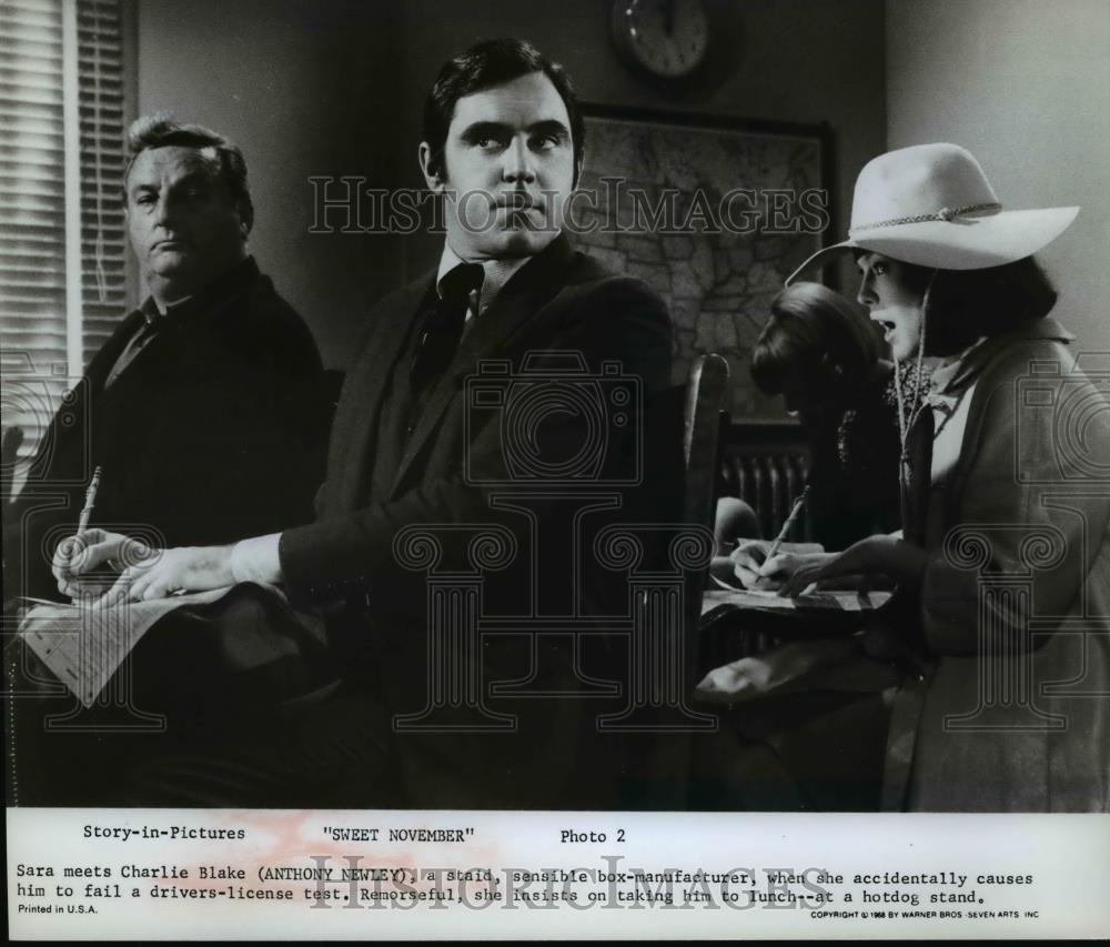1968 Press Photo Movie Sweet November - cvp55600 - Historic Images