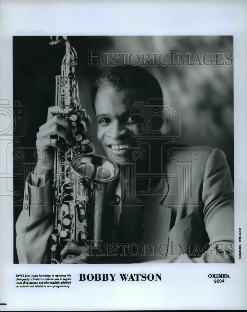 1992 Press Photo Bobby Watson - cvp75660 - Historic Images