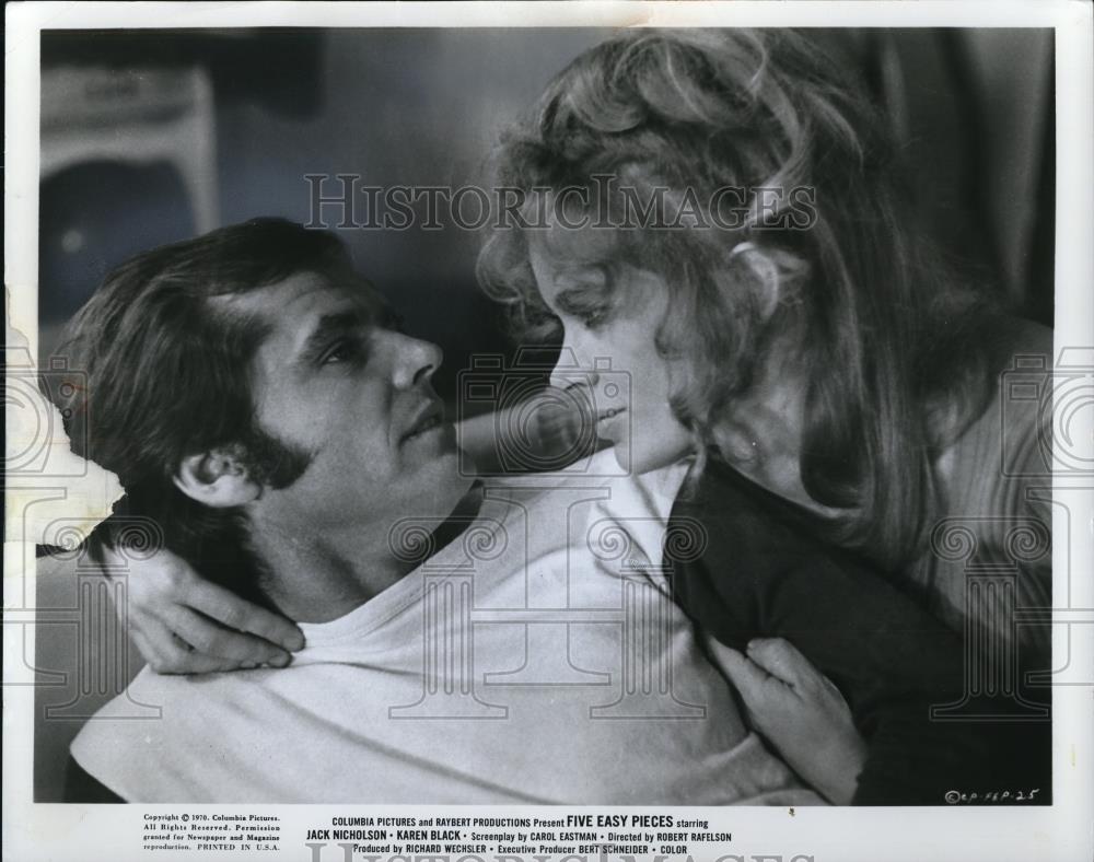 1970 Press Photo Jack Nicholas in Five Easy Pieces - cvp41733 - Historic Images