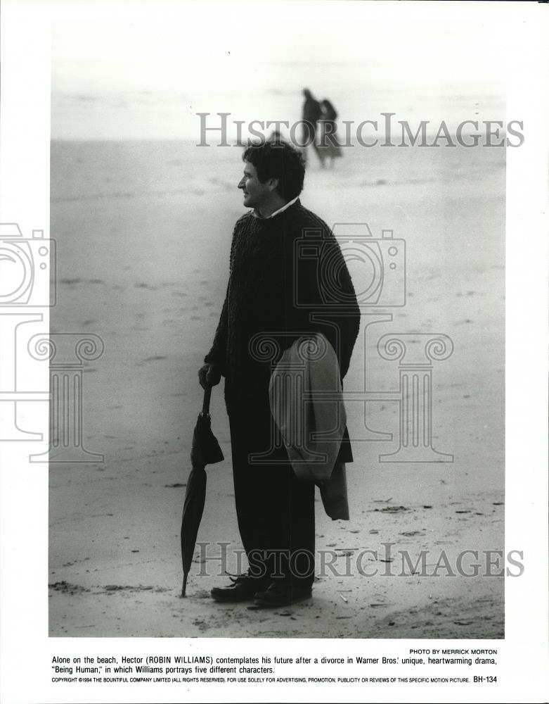 1994 Press Photo Robin Williams in Being Human  - cvp68593 - Historic Images