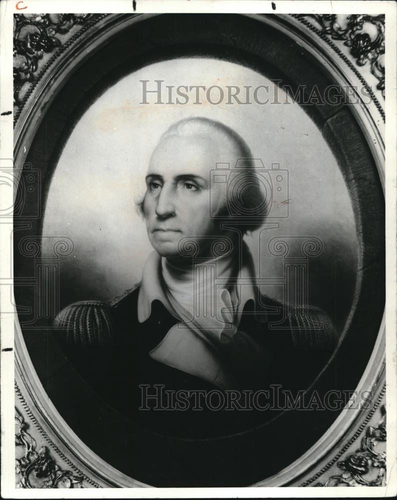 1976 Press Photo Portrait of George Washington by Rembrandt Peale - cva55974 - Historic Images