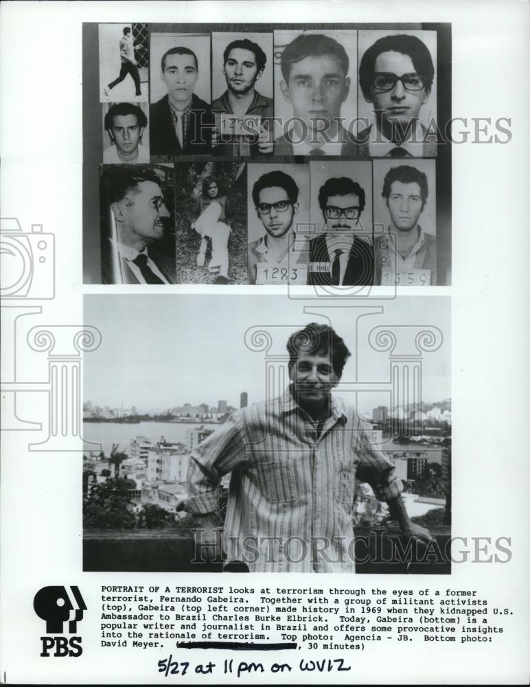 1986 Press Photo Fernando Gabeira former terrorist turned journalist in Brazil - Historic Images