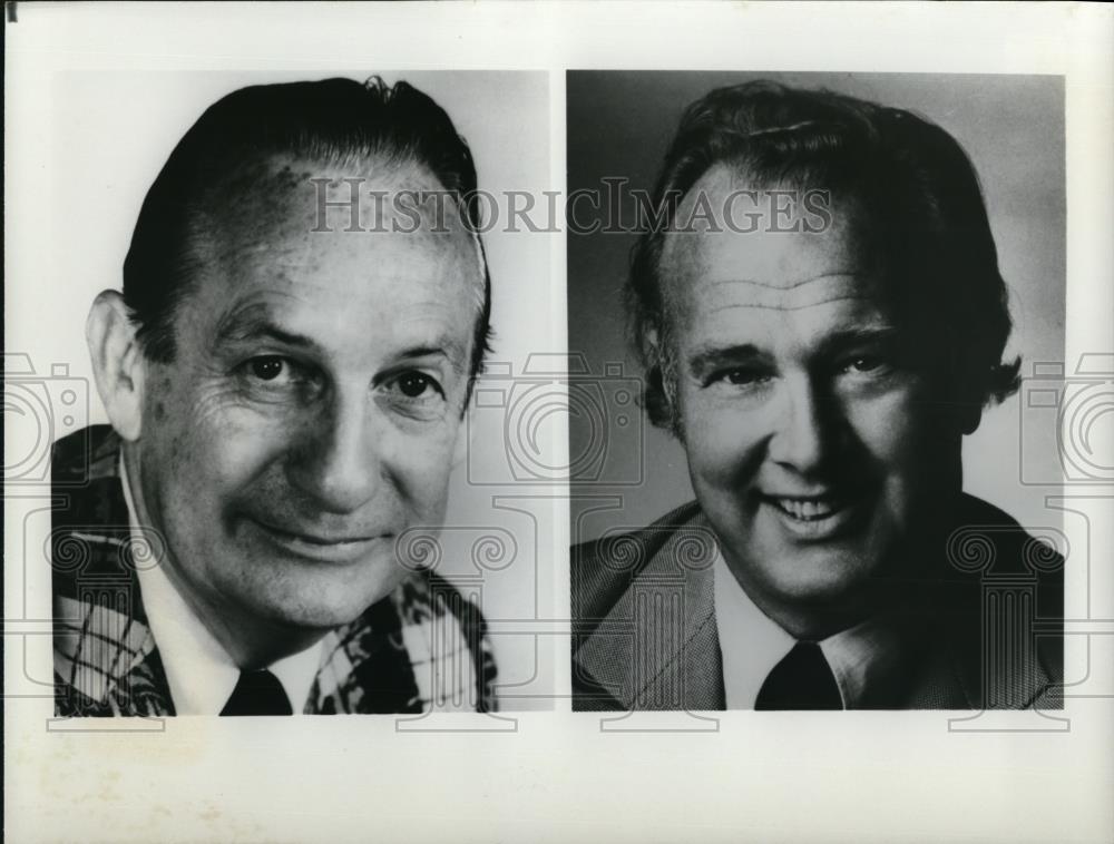 Press Photo Lindsey Nelson &amp; Paul Hornung - cvp43840 - Historic Images