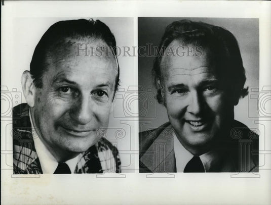 Press Photo Lindsey Nelson & Paul Hornung - cvp43840 - Historic Images