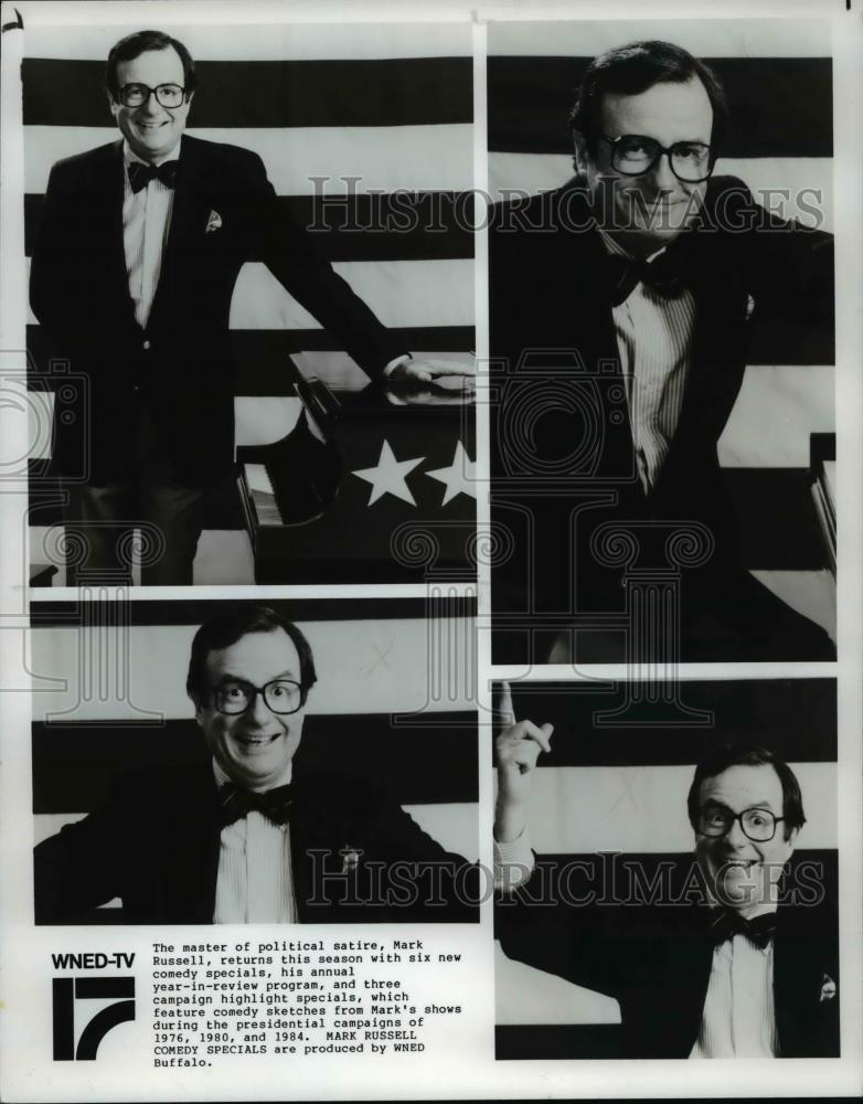 1989 Press Photo Mark Russell Comedy Specials - cvp75986 - Historic Images