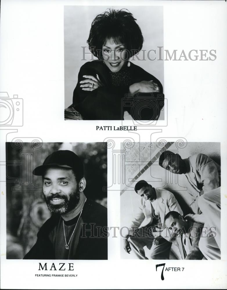 1994 Press Photo Patti LaBelle, Maze, &amp; 7 After 7  - cvp53405 - Historic Images