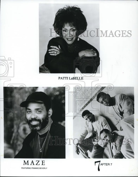 1994 Press Photo Patti LaBelle, Maze, & 7 After 7  - cvp53405 - Historic Images