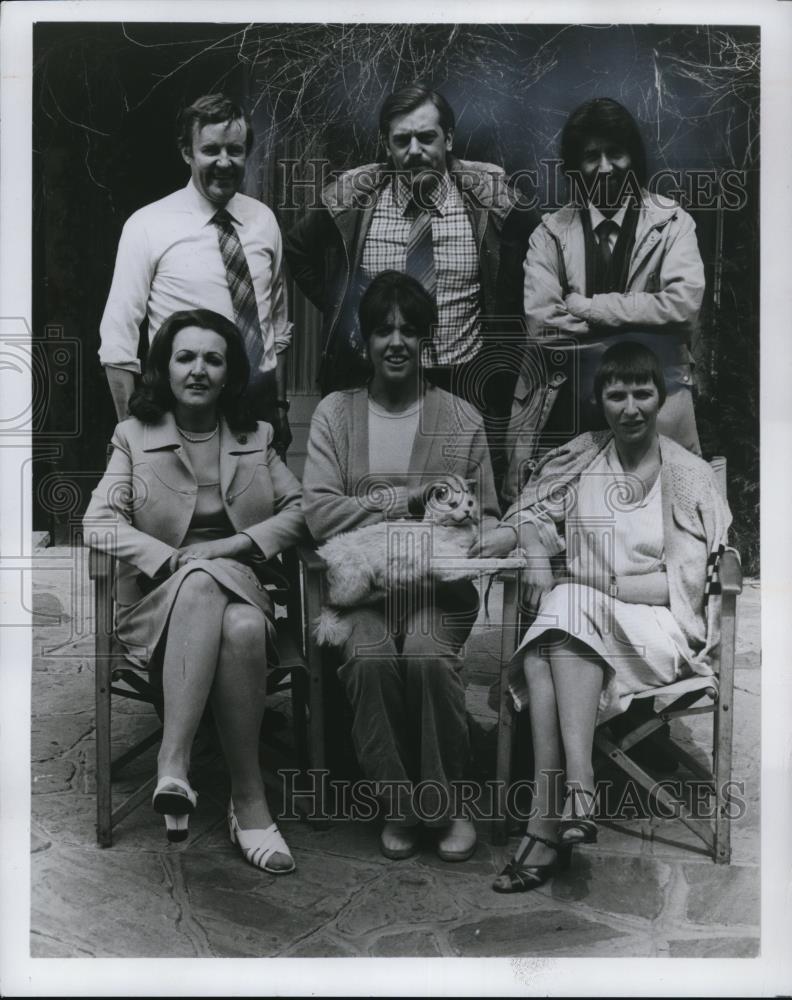 1978 Press Photo Richard Briers David Troughton Tom Conti and Penelope Keith - Historic Images