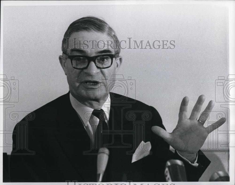 1970 Press Photo Jean Ray President Common Market European Commission - Historic Images