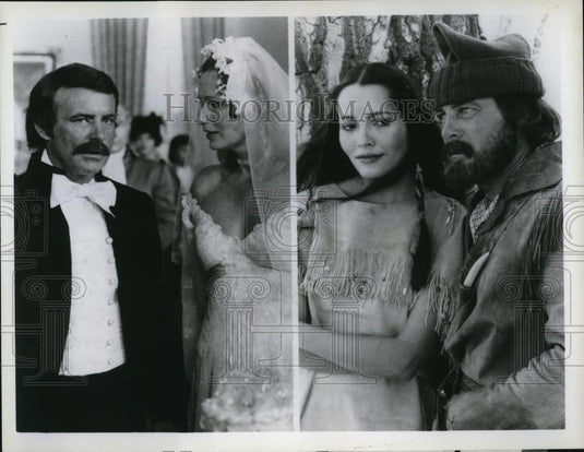 1978 Press Photo Robert Conrad, Sally Kellerman Barbara Carrera in The Big Event - Historic Images