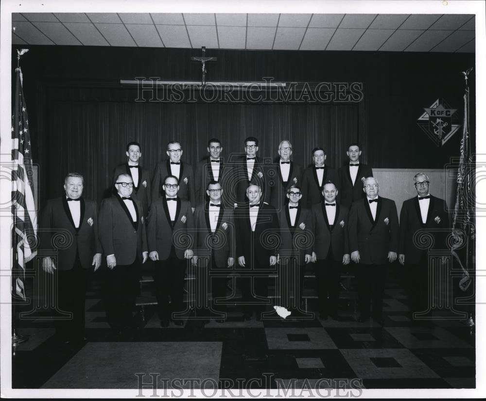 1970 Press Photo Musical Group West park K of C Chorus - cvp56729 - Historic Images
