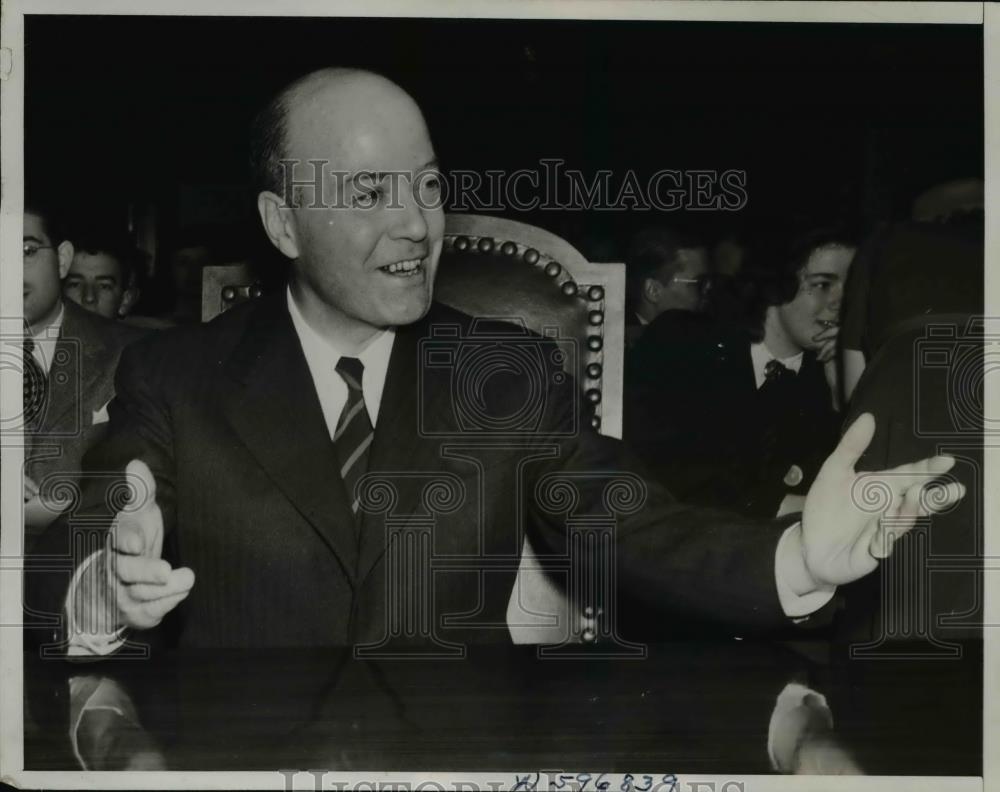 1938 Press Photo William C. Bullitt Former U.S Ambassador to france - Historic Images