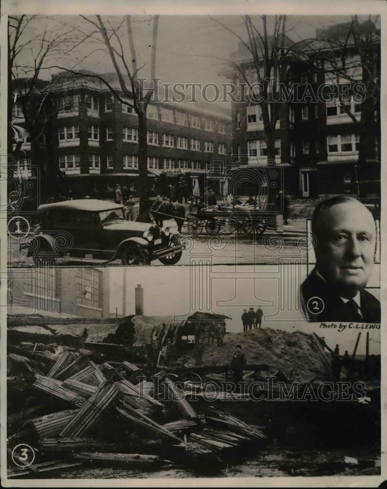 1922 Press Photo W.A. Faunce killed in Toledo Fire - Historic Images