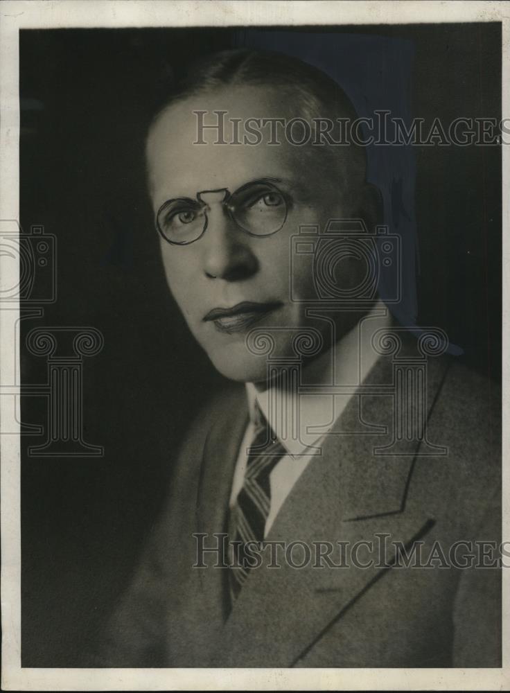 1929 Press Photo Charles Piez,selected as President of Merchant Fleet Corp - Historic Images