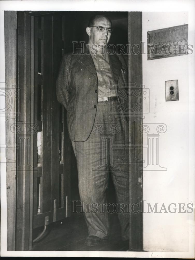 1945 Press Photo Col. Joseph Mesinger Nazi Gestapo Chief known as the "Butcher" - Historic Images