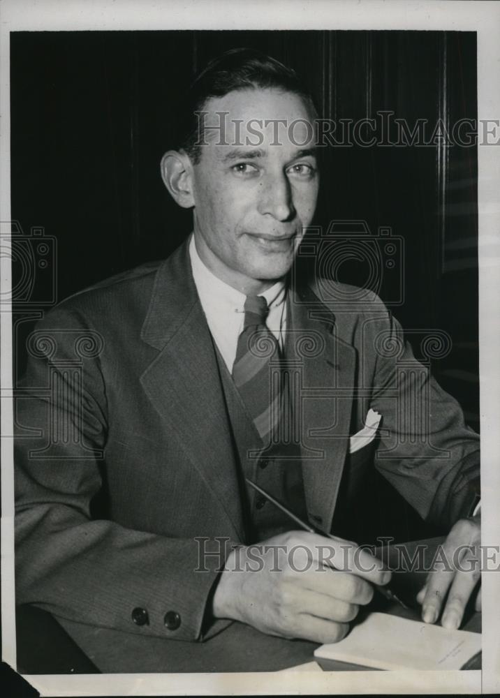 1939 Press Photo Abe Fortas,General Counsel for Federal Emergency Administration - Historic Images