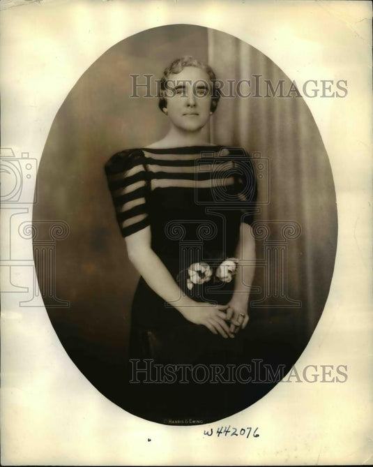 1938 Press Photo Mrs Henry M Robert Jr Annapolis Md Natl DAR society - Historic Images