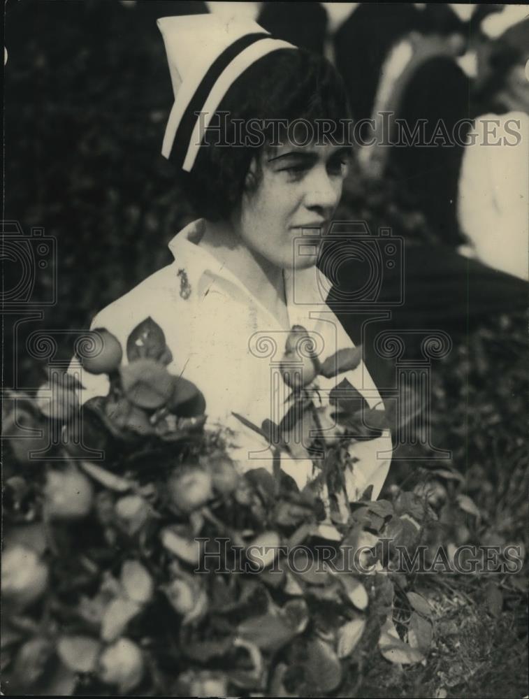 1923 Press Photo Ruth powderly Navy League Nurse - Historic Images