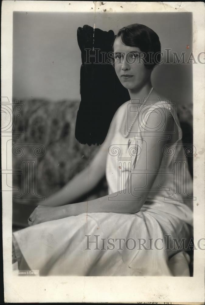 1929 Press Photo Gertrude Lamont,daughter of Robert Lamont,Secretary of Commerce - Historic Images