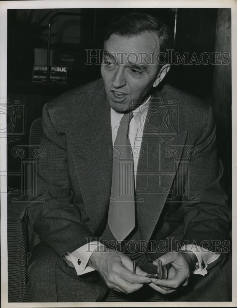 1951 Press Photo John A Greene President Bell Telephone - Historic Images