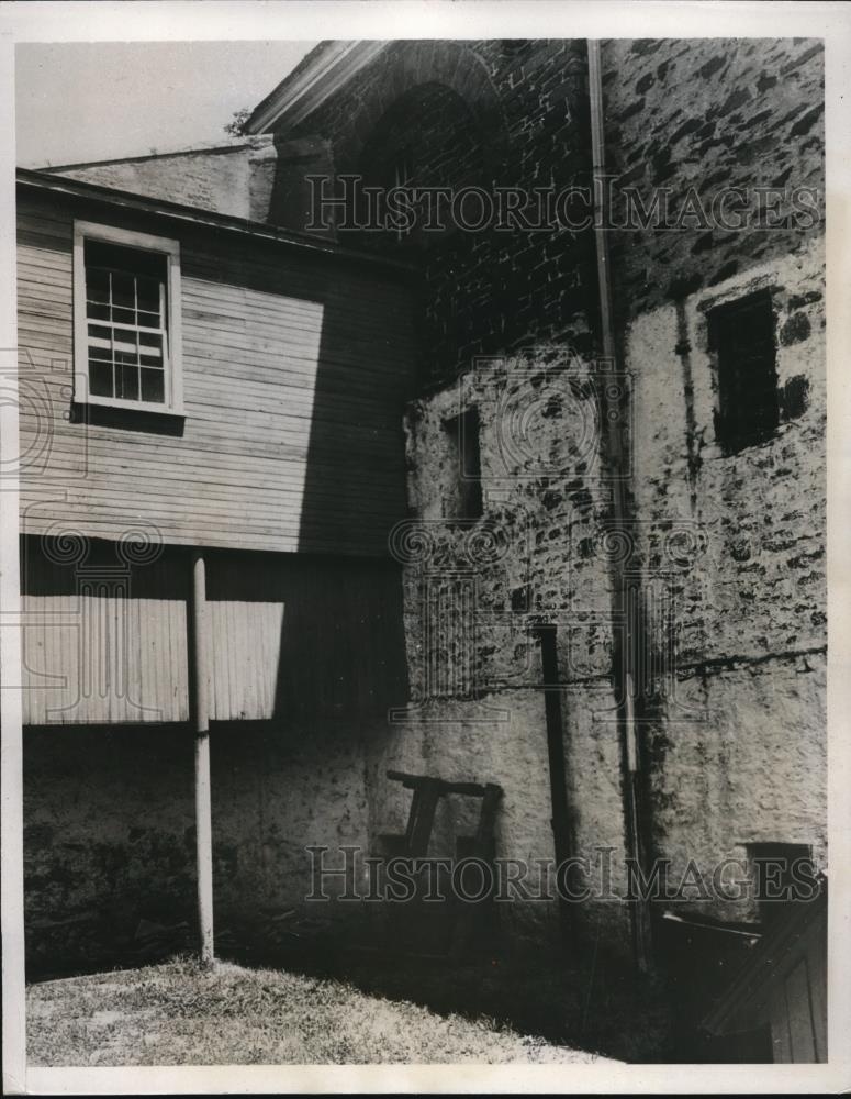 1933 Press Photo Harry Burns at mt. Holly N.J Engineered a Jail break - Historic Images