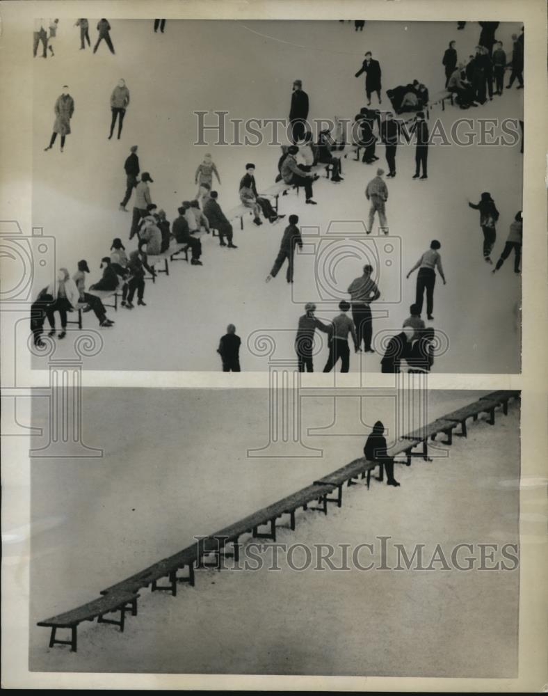 1962 Press Photo Moscow Central Skating Rink - Historic Images