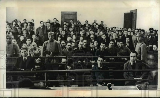 1942 Press Photo Men accused of organizing bomb attack on German Ambassador - Historic Images