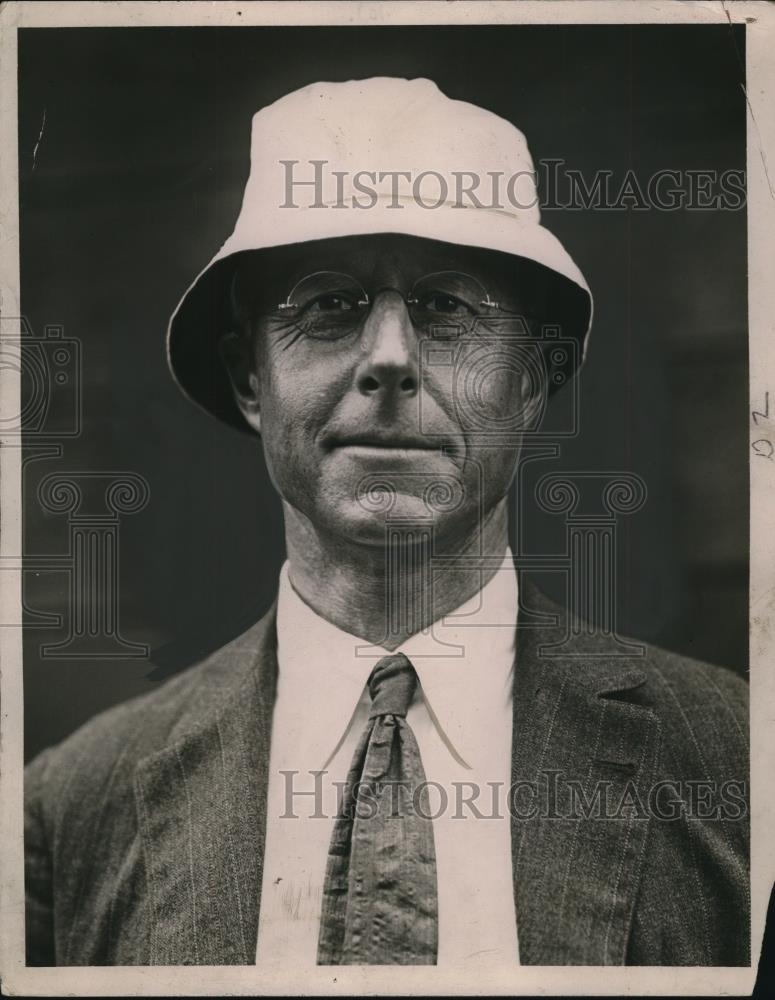 1920 Press Photo Amateur skipper of the cup defense,Charles Francis Adams - Historic Images