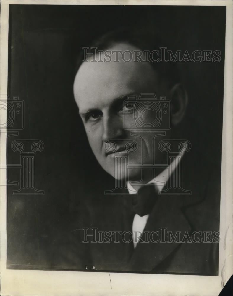 1929 Press Photo Editor B.D. Donnell of Wichita Falls - Historic Images