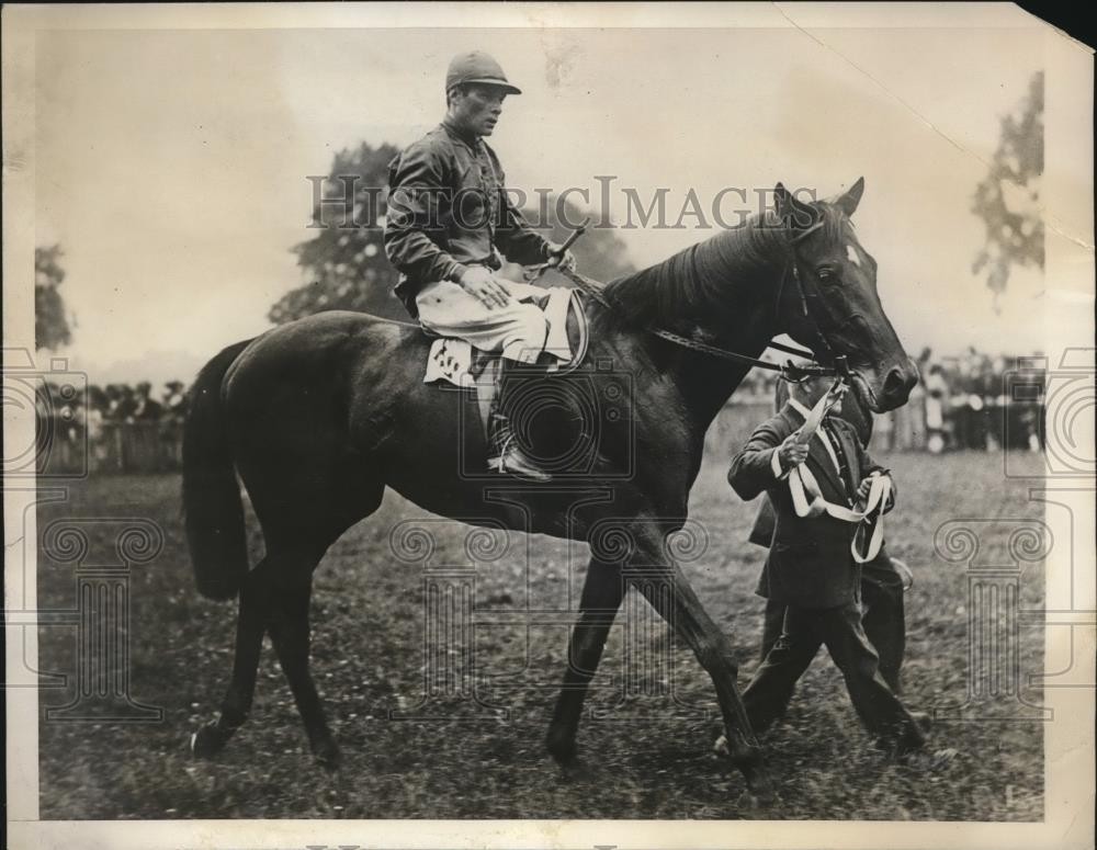 1930 Press Photo Lonchamps France F Herne on Fiterari at Grand Prix - nes26423 - Historic Images