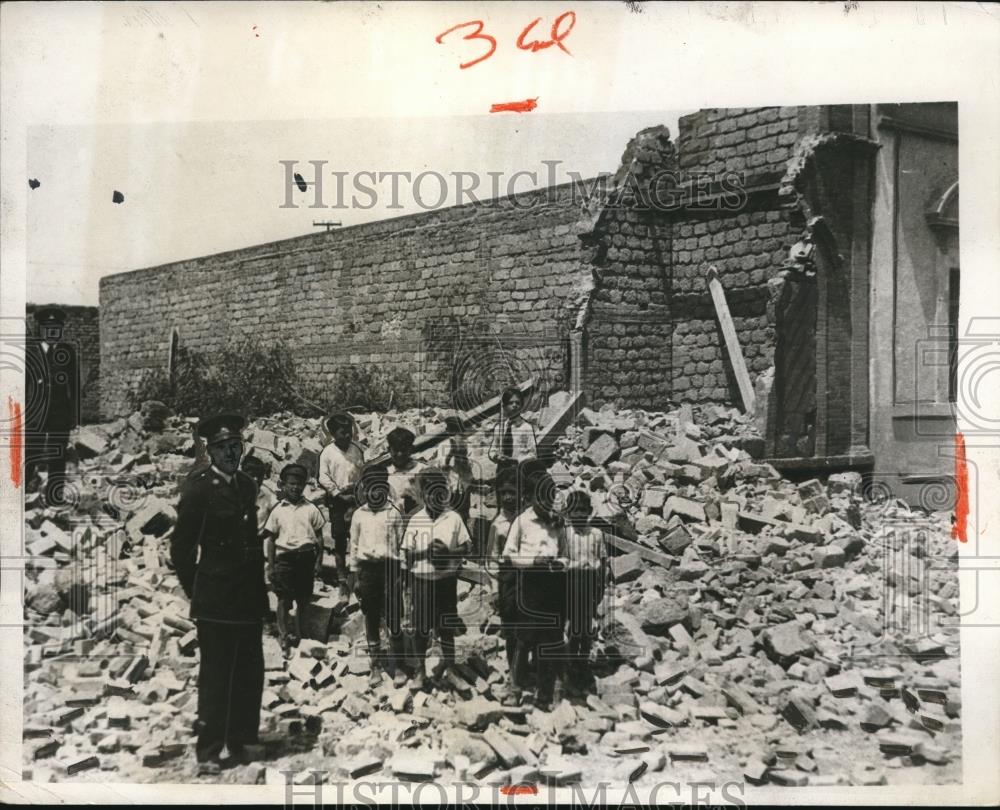 1932 Press Photo Mexico City hit by earthquake, 400 killed, buildings lost - Historic Images