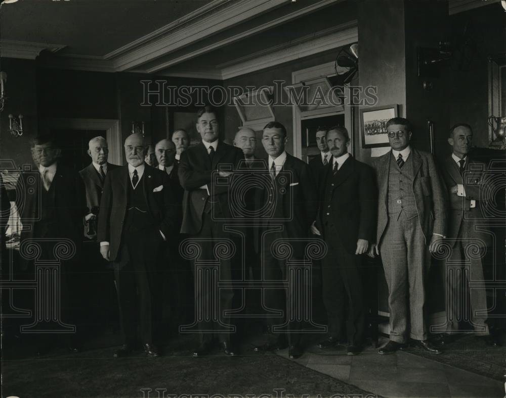 1924 Press Photo Bureau of Naval Chiefs - Historic Images