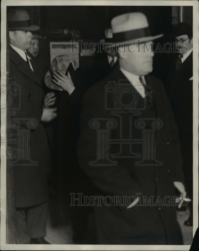 1924 Press Photo Fred Petitte suspect in  kidnap shooting of Ranier - Historic Images