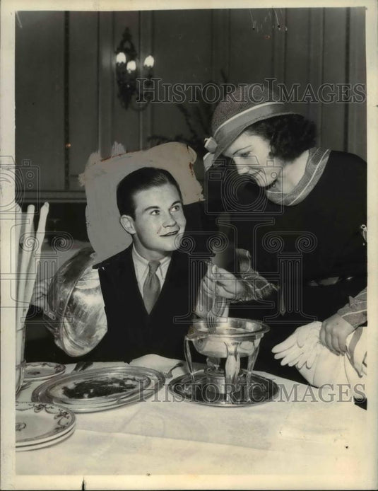 1933 Press Photo Tom Brown & Lois January Film St - Historic Images