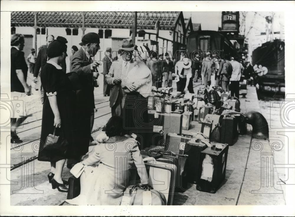 1941 Press Photo Lisbon, Italian agents ousted from US transport at West Point - Historic Images