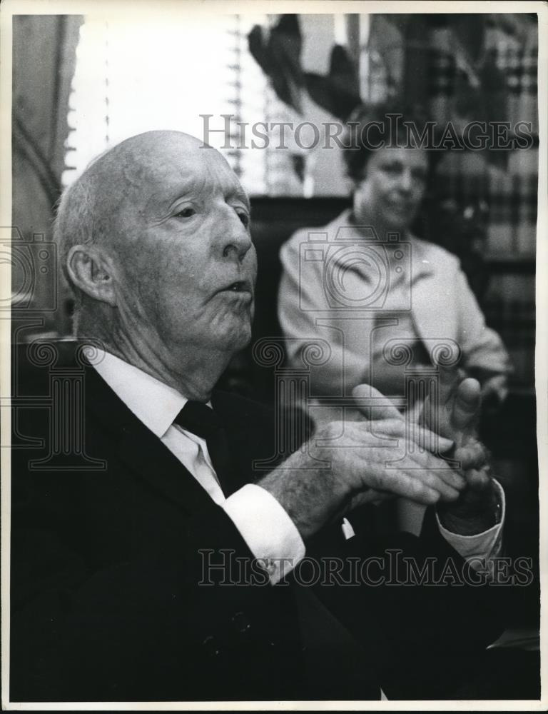 1969 Press Photo Huzo Black Associate Justice of US Supreme Court Age 83 - Historic Images