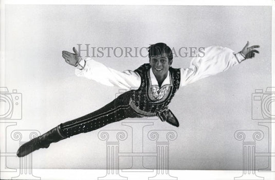 1968 Press Photo Tommy Lita The Young Freestyle Skating Champion - Historic Images