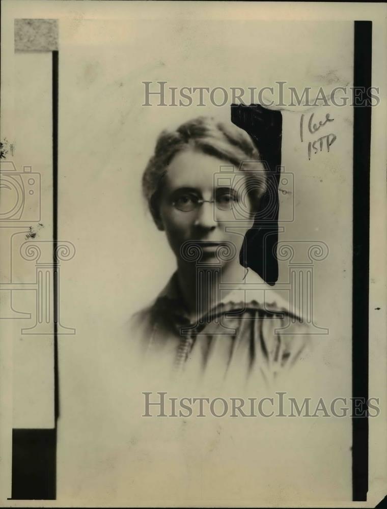 1922 Press Photo Annie E. Pinneo, International College Professor - Historic Images