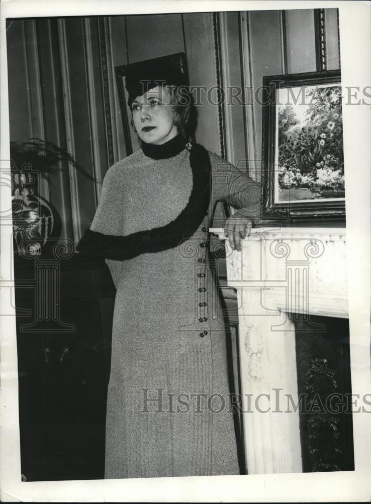 1934 Press Photo Melinda Alexander, Lecturer - Historic Images