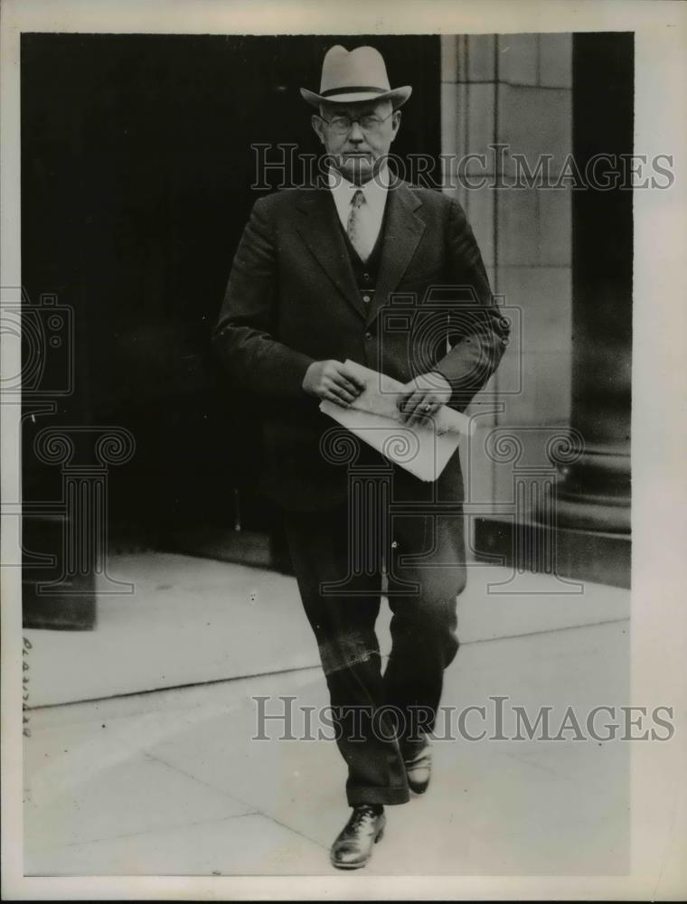 1935 Press Photo Senator James Pope of Idaho Senate Foreign Relations Committee - Historic Images