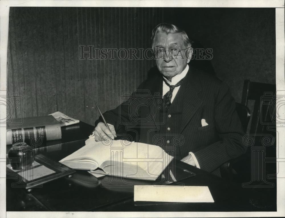 1932 Press Photo General Jacob S Coxey Massillon Ohio chief exec - nee13902 - Historic Images