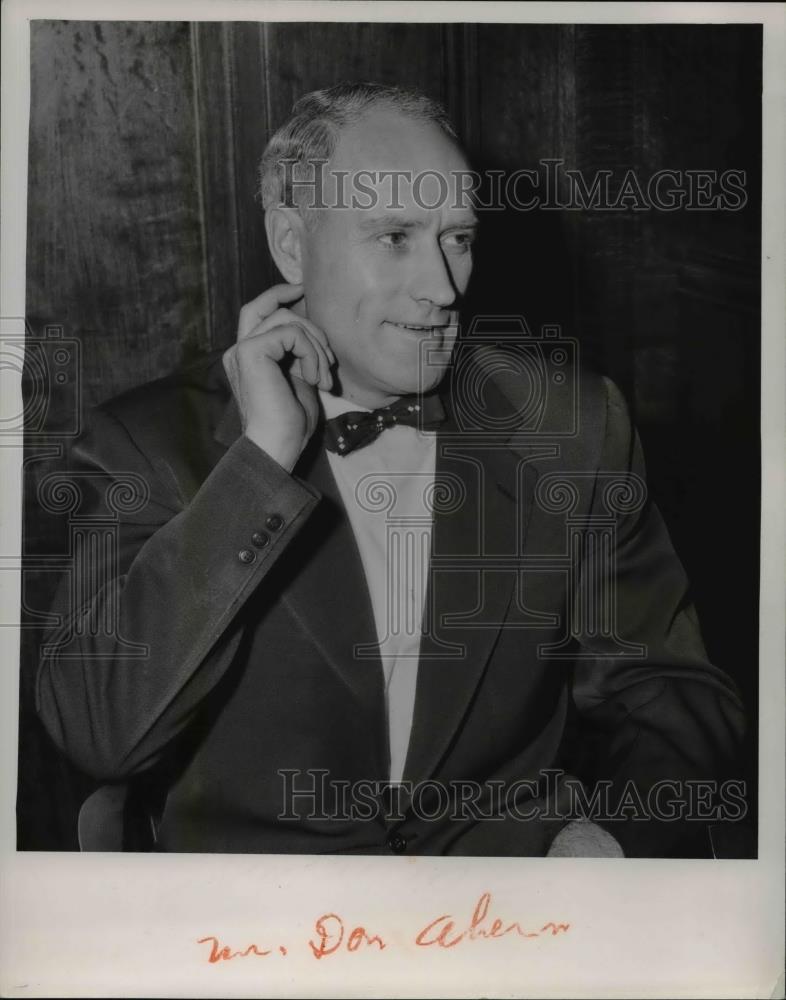 1955 Press Photo Mr. Don Ahern - nee15563 - Historic Images