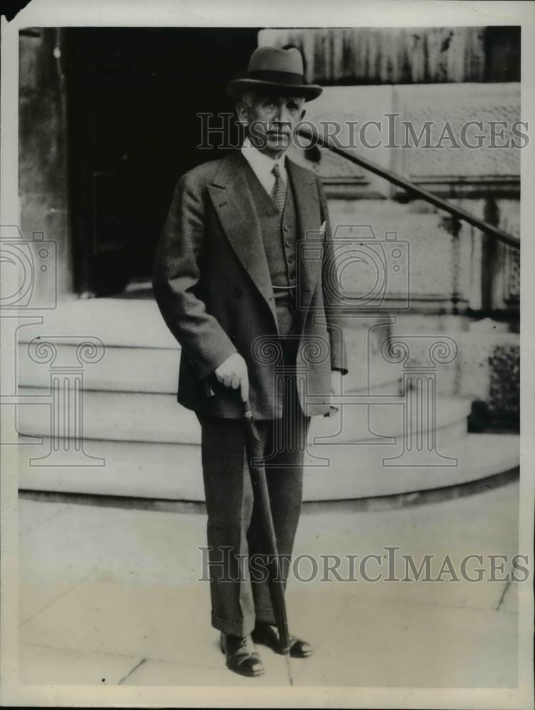 1933 Press Photo Norman Davis US Ambassador at Large in England - nee14982 - Historic Images